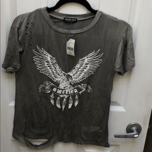 Gray Fashion Nova Tee